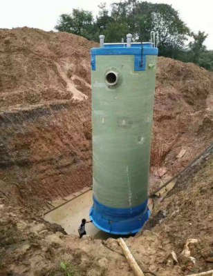 云南玻璃钢立式雨水泵站